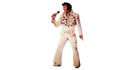 Elvis Presley White Jumpsuit Swinging Legs Wall Clock