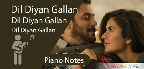 Dil Diyan Gallan Piano Notes Atif Aslam Tiger Zinda Hai Rewindcaps