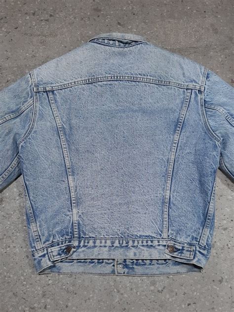 Vintage Levis Blanket Lined Denim Jacket Made In Usa Gem