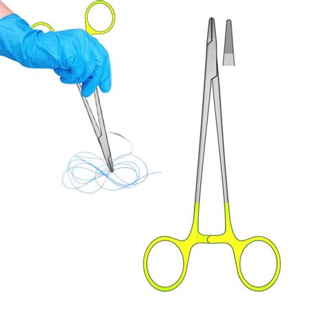 Porta Agujas Mayo Hegar Tc 18cm MT Instrumental Medicon