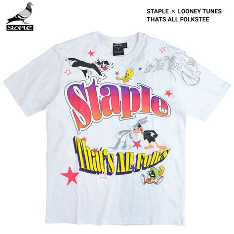 楽天市場割引クーポン配布中 STAPLE ステイプル Tシャツ LOONEY TUNES ルーニーテューンズ THATS ALL