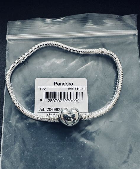 Original Pandora Armband Mit Herz Verschluss Cm Silber Ale