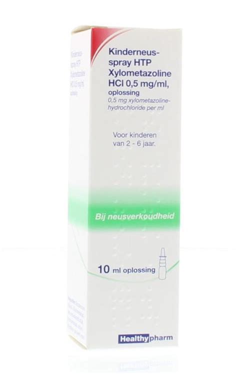 Healthypharm Kinder Neusspray Xylometazoline Ml Voordelig Online