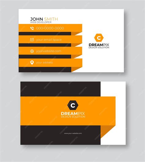 Premium Vector | Best trend 2023 business card vector