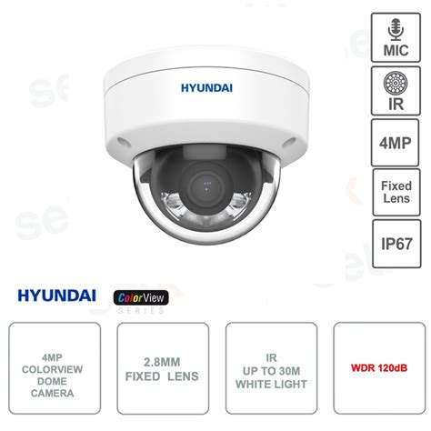 Hyu Hyundai Dome Ip Mp Ottica Fissa Mm Poe Ip Ir