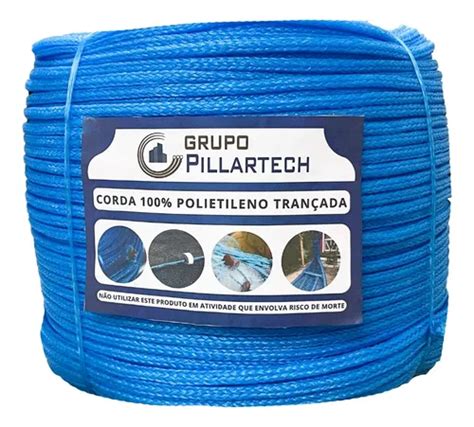 Corda Azul Nylon Multifilamento Mm Metros Mercadolivre