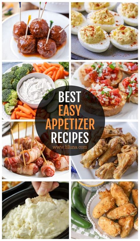 Start Your Party Off Right With These Easy Appetizers That Can Be