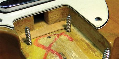 Guitar Shop 101 How To Shim A Bolt On Neck Premier Guitar