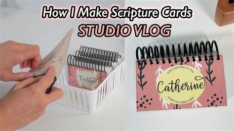 How To Make Bible Verse Cards Diy Personalized Scripture Cards