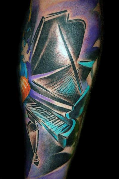 Awesome Piano Tattoos For Men Inspiration Guide