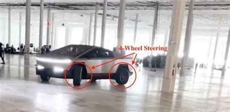 See How Tesla Cybertruck Awesome Wheel Steering Works