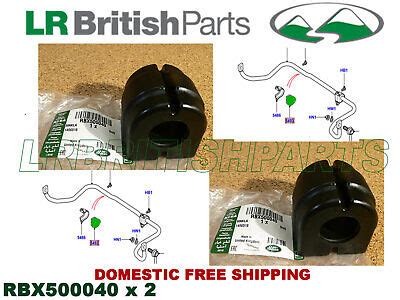 GENUINE LAND ROVER REAR STABILIZER BAR BUSHING SET RANGE ROVER 03 12