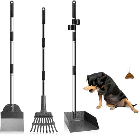 Luffwell Dog Pooper Scooper Adjustable Handle Poop