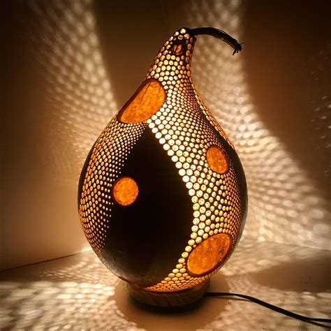 This Handmade Gourd Lamp By Deeloochia Is The Perfect T For Any