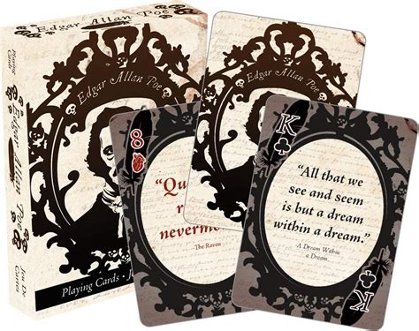 Edgar Allan Poe Playing Cards - Love Letters to Poe