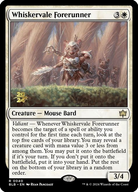 Whiskervale Forerunner Prerelease Cards Magic The Gathering