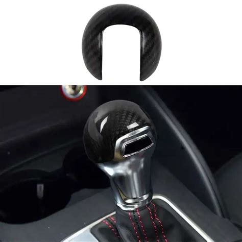 Carbon Fiber Look Gear Shift Handle Cove For Audi Tstar Auto Parts