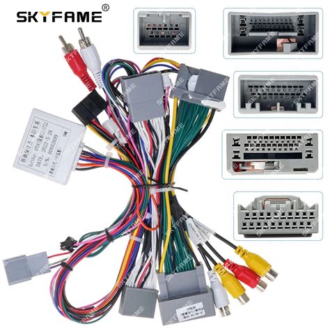 SKYFAME Car 16pin Wiring Harness Adapter Canbus Box Decoder For Accord