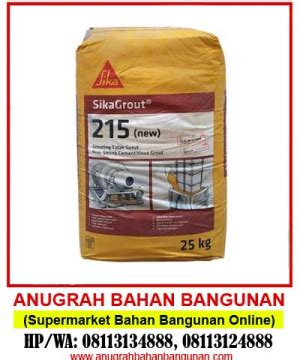 Jual Semen Grouting Sika Grout 215 New 25 Kg ANUGRAH BAHAN BANGUNAN