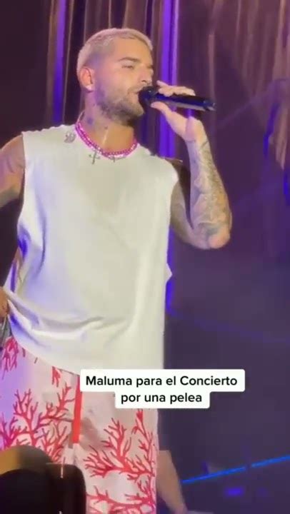 Maluma Enfadado Ech A Dos Fan Ticas De Su Concierto Viral