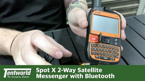 Spot X 2 Way Satellite Messenger With Bluetooth Features Youtube