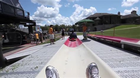 Alpine Slide At Crystal Mountain Michigan Youtube