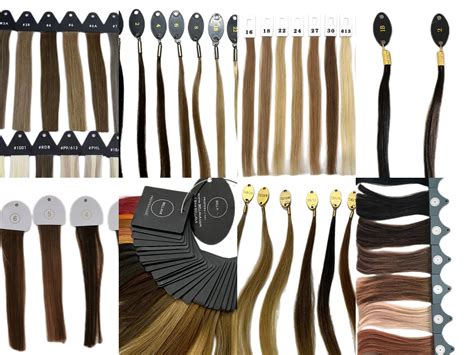 Salon Silky Hair Color Chart For Hair Extensions With Difference Dark Colorblonde Color