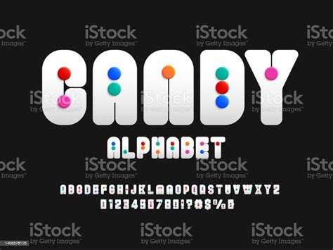 Dots Font Stock Illustration Download Image Now Abstract Alphabet