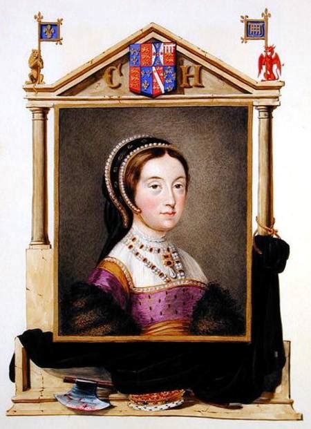 Portrait Of Catherine Howard C 1520 D 1 Sarah Countess Of Essex Als Reproductie Kunstdruk Of