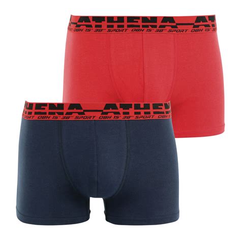 Athena Lot De Boxers Homme Easy Sport Au Meilleur Prix E Leclerc