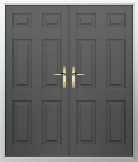 Solidor Tenby Solid Timber Composite Door In Granite Grey