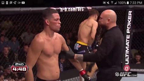 Nate Diaz Vs Josh Thompson Full Fight Youtube