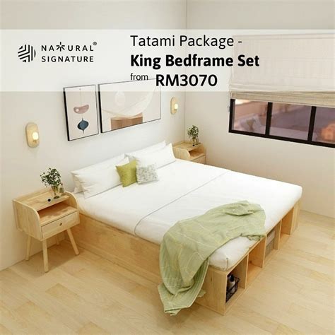 Natural Signature - Tatami Package-King Bedframe Set