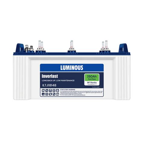 Luminous 150 Ah ILTJ18148 Tubular Battery At Rs 12000 New Delhi ID