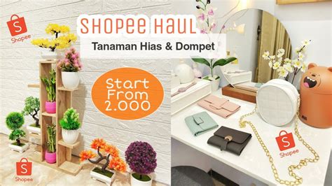 Shopee Haul Tanaman Hias Dompet Murah Room Decor Termurah Se