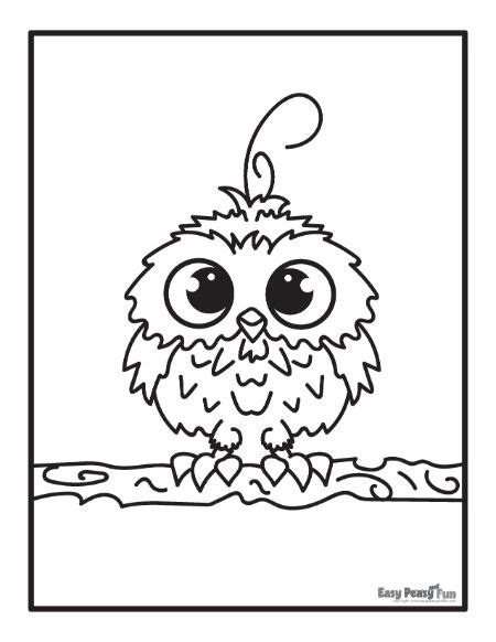 Owl Coloring Pages 30 Printable Sheets Easy Peasy And Fun