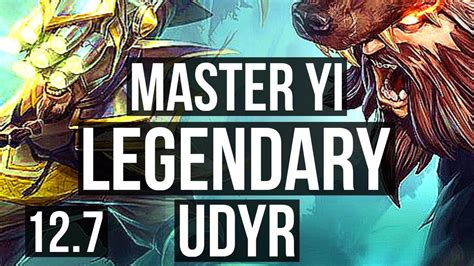 Master Yi Vs Udyr Jng Legendary Games M Mastery