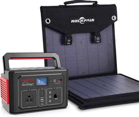 Amazon ROCKPALS Foldable 60W Solar Panel And 350W Portable Power