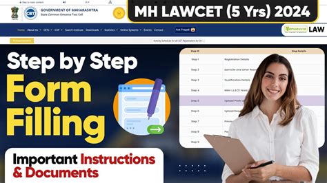 MH LAWCET 5 Yrs 2024 Step By Step Complete Form Filling Process