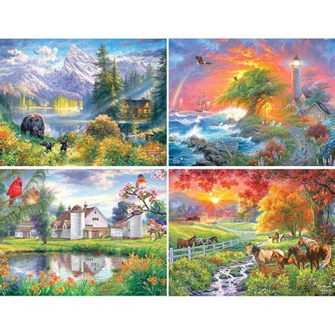 Buy Set Of Abraham Hunter Piece Jigsaw Puzzle At Bits And Pieces