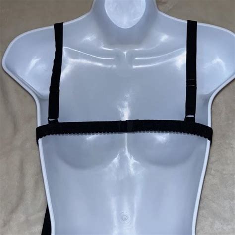 Widow Stretch Velvet Bikini Top Size Extra Large Depop