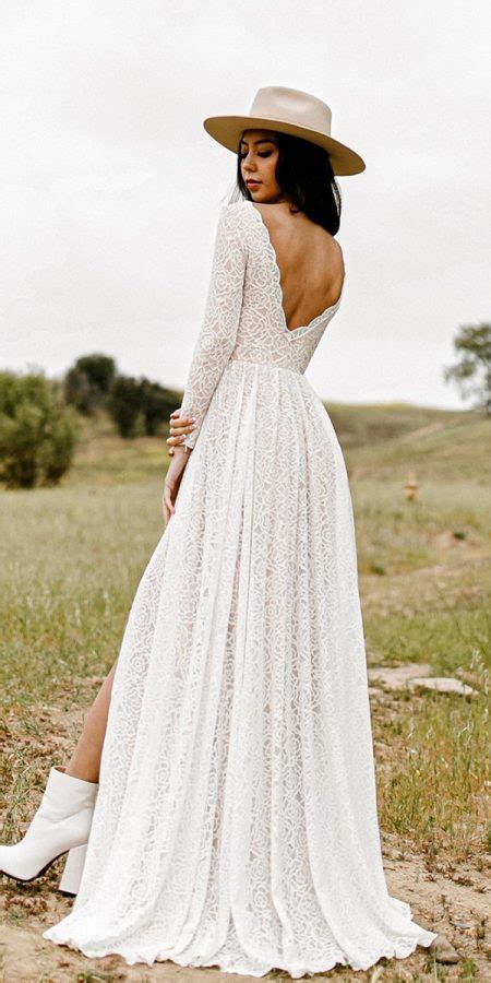 27 Amazing Boho Wedding Dresses With Sleeves Wedding Dresses Guide