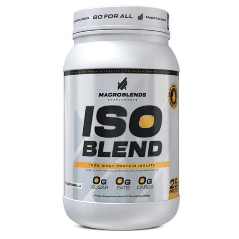 Proteína Iso Blend 2 Lb Macroblends Nutrafit