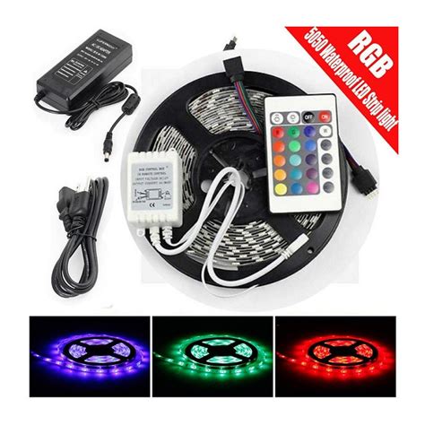 Rgb Led Strip Multicolour With Remote 5m