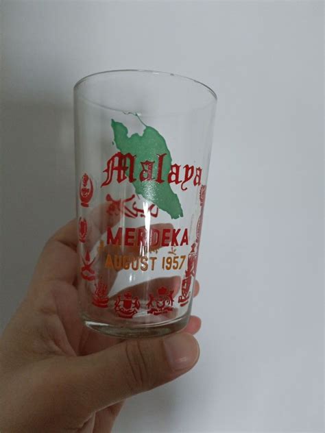 Malaya Merdeka Glass Hobbies And Toys Memorabilia And Collectibles