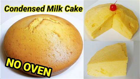 Condensed Milk Cake Recipe Without Oven 🍰🍮 How To Make Condensed Milk Without Oven Sarap