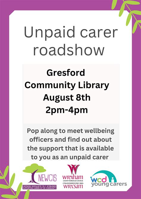 Unpaid Carers Roadshow Gresford Community Council