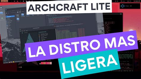 Distro De Arch Linux Con Openbox Ligera Y Liviana Archcraft Lite Youtube