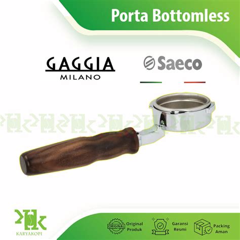 Porta Filter Bottomless Gaggia Saeco Karya Kopi