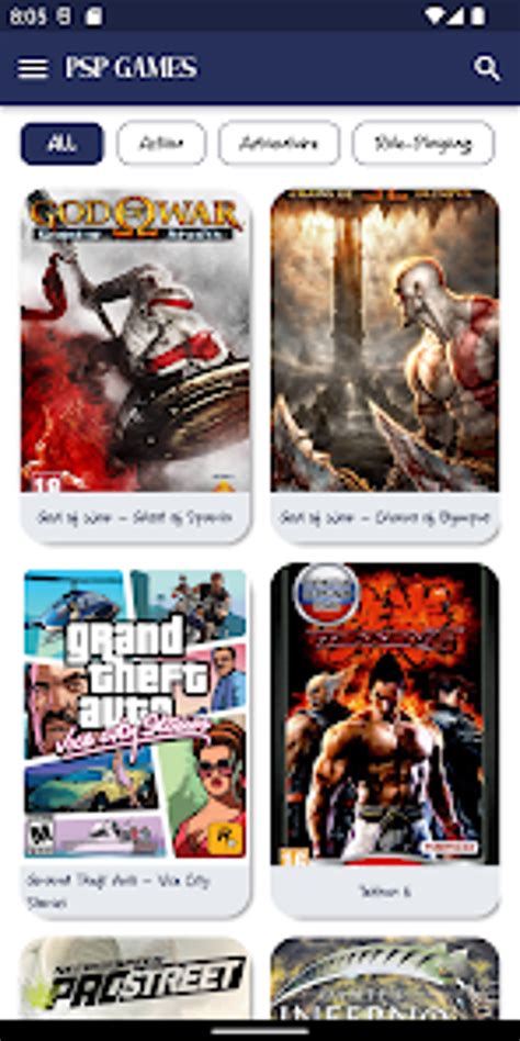 All Games PSP download for Android - Download